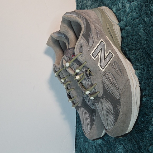 New Balance Shoes - New Balance 990 Womens Gray and White Athletic Shoes Size 9.5
